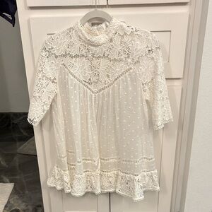 Zimmerman Eyelet White Lace Blouse